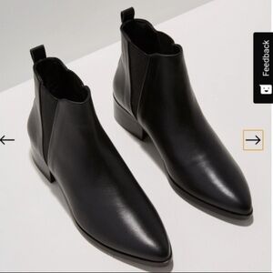 Frank and oak ankle boots leather size 8